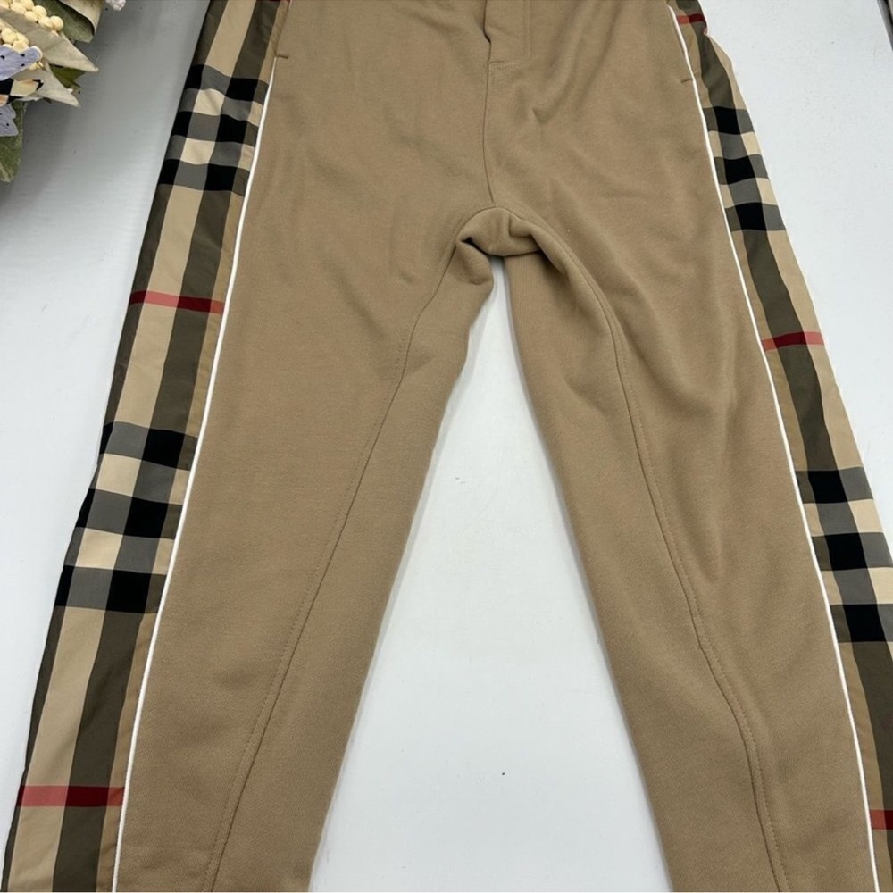 Kids Burberry vintage check 100% cotton sweatpants size 12 yr 152 cm - Picture 6 of 11